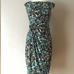 Connected Apparel - Faux Wrap Dress